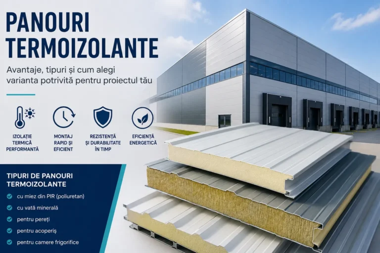 Panouri termoizolante: avantaje, tipuri și cum alegi varianta potrivită pentru proiectul tău 2