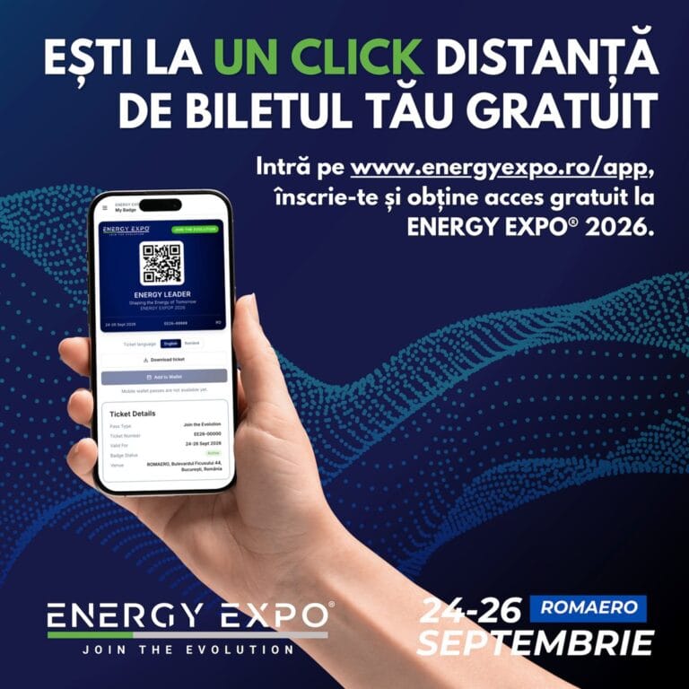 Între 24-26 septembrie, ENERGY EXPO® 2026 aduce giganți din energie și tehnologii în premieră la ROMAERO energy expo 2026
